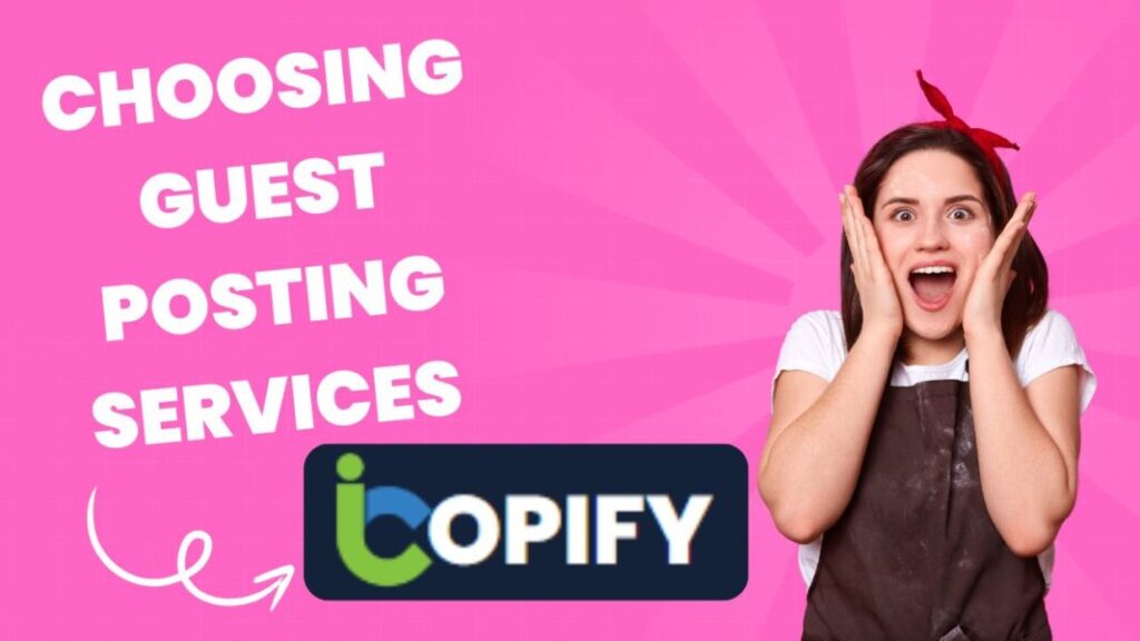 Overview of guest posting services on the iCopify platform.