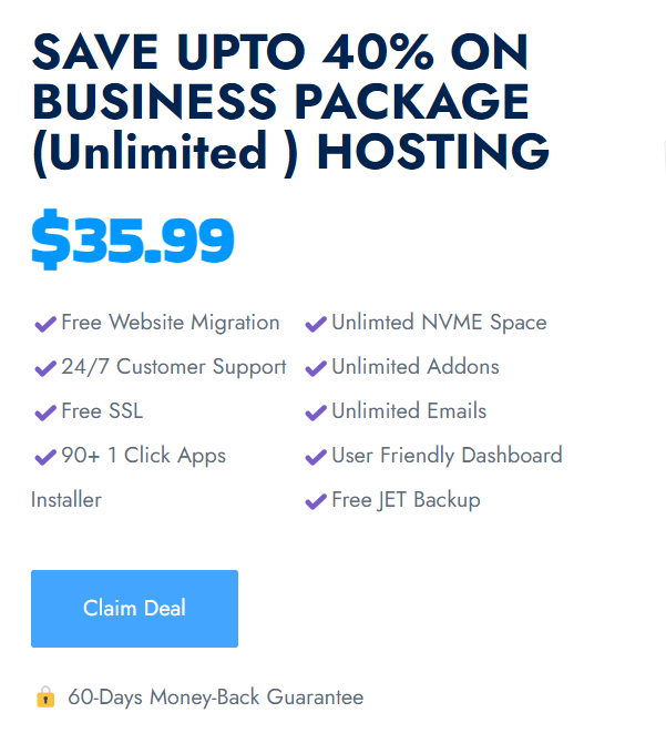 Overview of Hosterlo's Unlimited Hosting Plans and Dedicated WordPress Hosting, showcasing features like unlimited storage, affordable VPS options, and high availability for peak traffic.