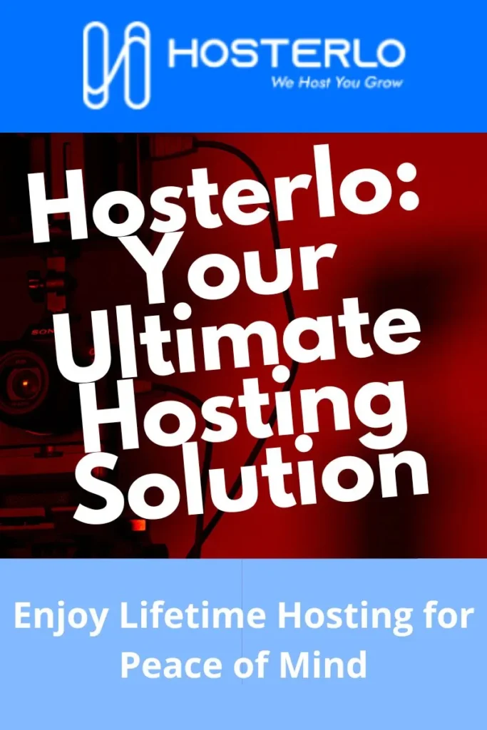 Overview of Hosterlo Hosting services highlighting performance and security features.