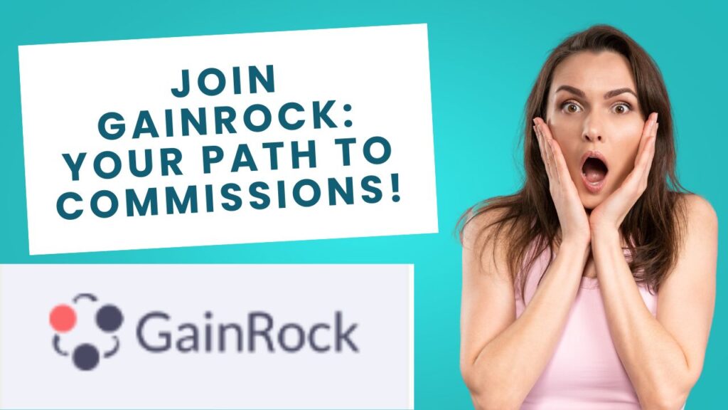 GainRock platform overview showcasing affiliate programs and potential commissions.