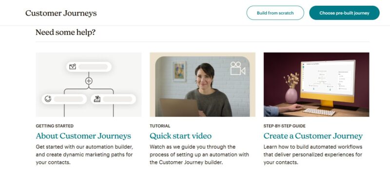 Landing Pages Mailchimp Tutorial Steps