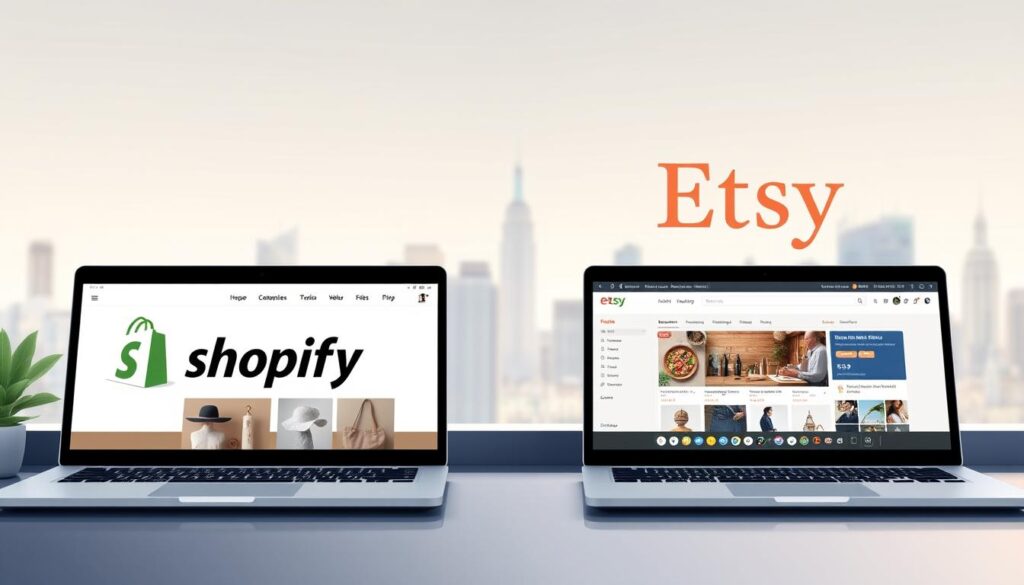 shopify vs etsy