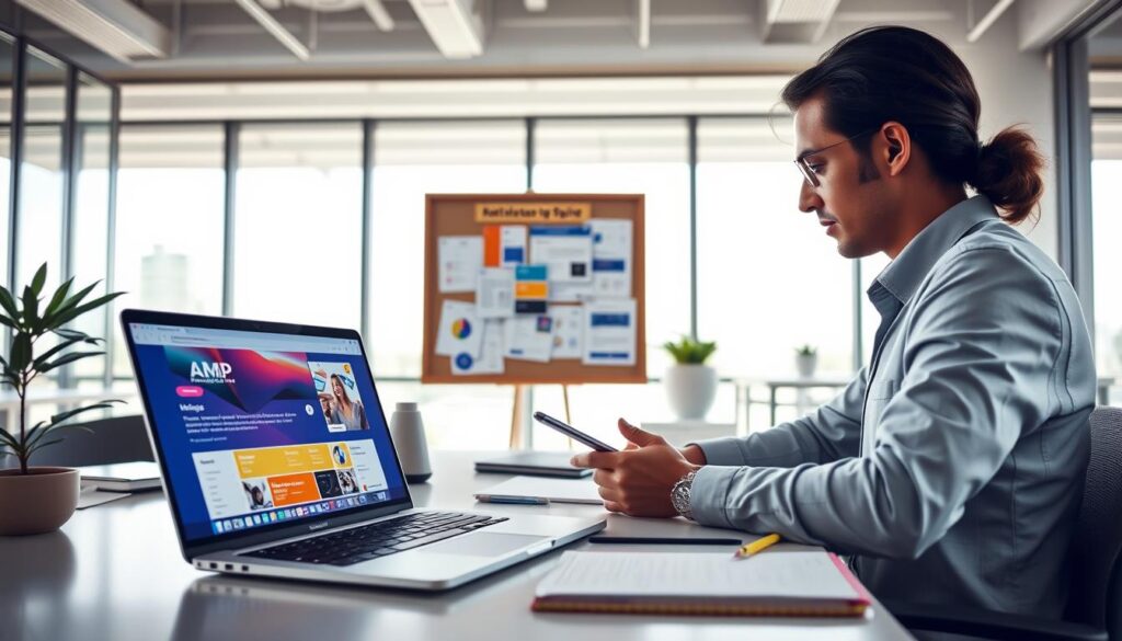 AMP landing page builder